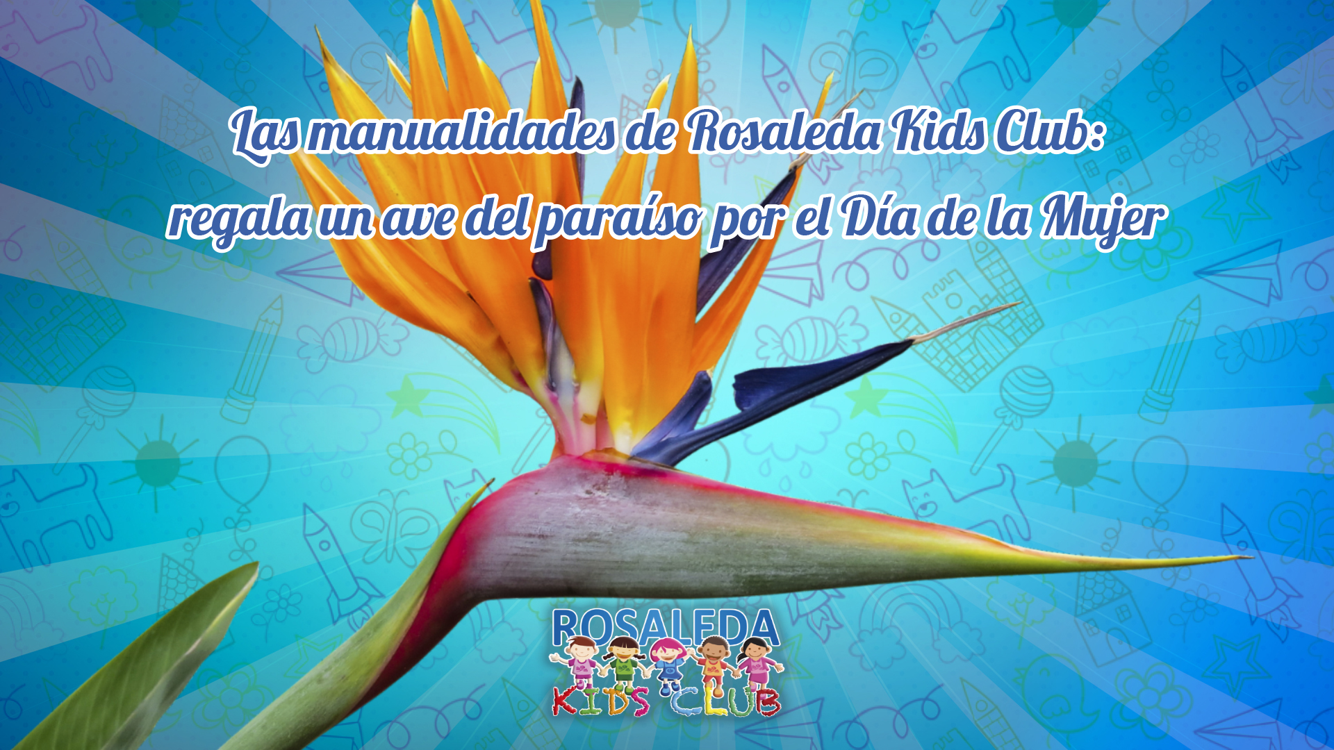 Las manualidades de Rosaleda Kids Club: regala un ave del paraíso por el  Día de la Mujer - Centro Comercial Rosaleda