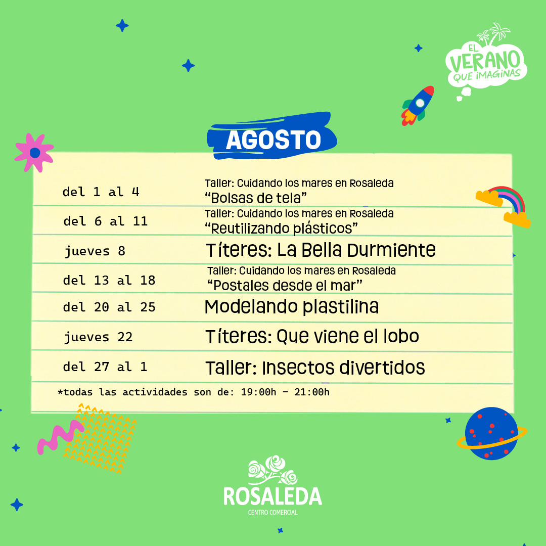 agosto rosaleda