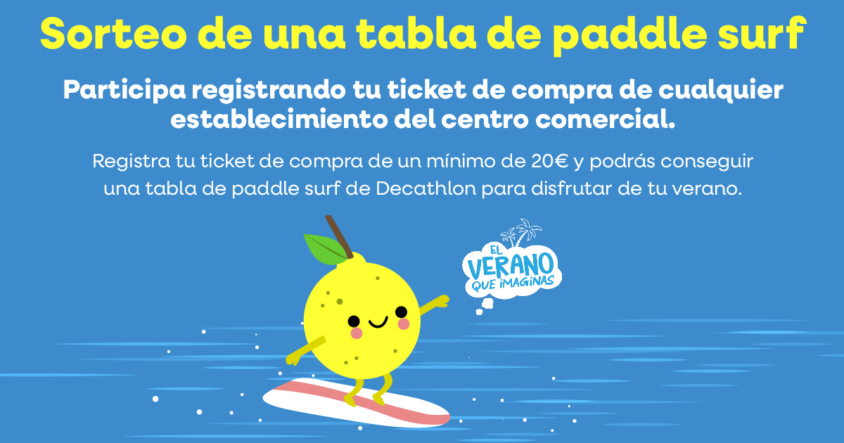 Gana una tabla de paddle surf