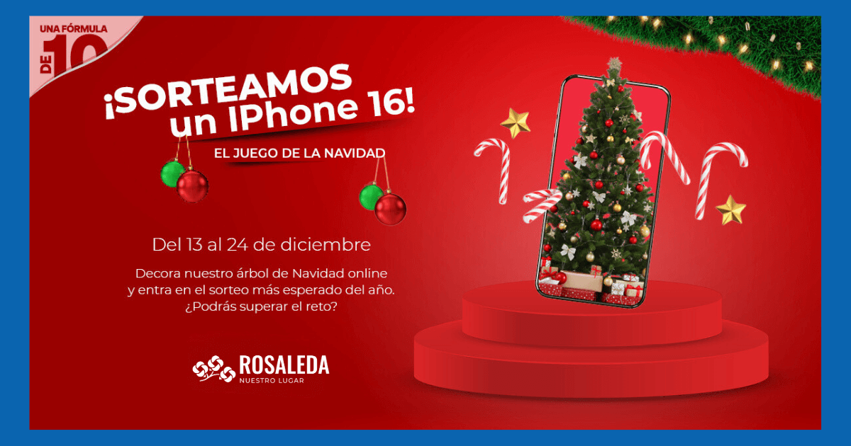 Sorteo iphone 16 navidad